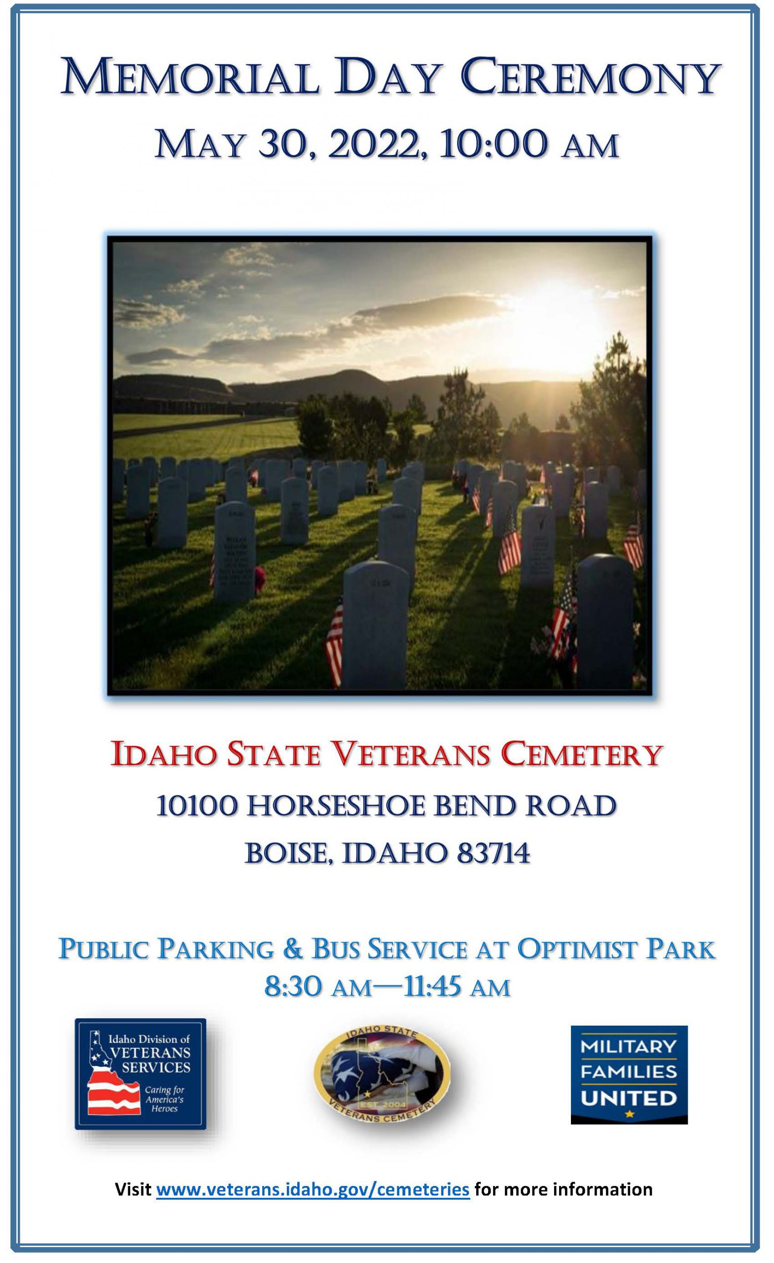 Memorial Day 2022 Division of Veterans Services